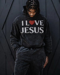Threebooy Y2k American Harajuku High Street Pullover Sweatshirt Letter Heart Shaped Casual Sweatshirt Loose Same Style for Men and Women