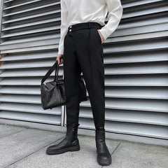 Threebooy Clothing Harem Jogger Pants Men Cotton Sweatpants Trousers Men Casual Lightweight Spring Summer Men Casual Pants