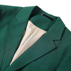 Threebooy New Arrival Men's Suit Waffle Jacket Blazers Woolen Overcoat in Houndstooth Pattern for Autumn and Winter,Waffle Plaid Suit