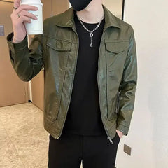 Threebooy Men's Suit Jackets Slim Fit Cropped Short Thin Coat Trendy Elegant Handsome Original Male Blazer High Quality Single Models
