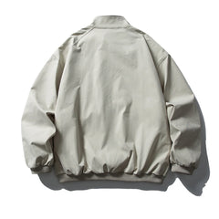 Threebooy Vintage Embroidery Cargo Jacket Mens Streetwear Punk Y2k Casual Coats Oversized Harajuku Loose Large Pockets Zip Up Jackets Male