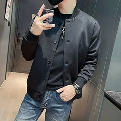 Threebooy Male Coats Spring Autumn Men's Cargo Jackets High Quality Cold Y2k Clothing Fashion Clothes Offer Stylish Trendy Sale