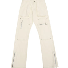 Threebooy New Fashion Kpop Baggy Flared Jeans Cargo Y2K Pants Men Clothing Ankle Zipper Straight Korean Casual Cotton Long Trousers