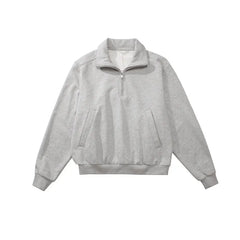 Threebooy Mens Half Zip Pullover Collar Sports Jacket man Solid Color Casual Outdoor Fitness Lightweight Windbreaker Sportswear Active Top