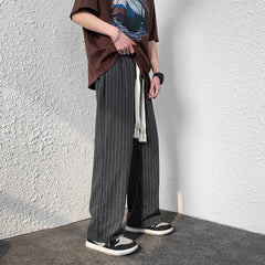 Threebooy Men Pants Stripe Pattern New in Trousers Sport Big Size High Quality Brands Jogger Man Baggy Casual Harem Straight Men's Pants