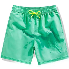 Threebooy Wholesale European And American Quick Drying Printing Swimming Temperature Color Changing Fabric Swimsuit Summer Cross-Border