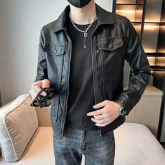 Threebooy Men's Suit Jackets Slim Fit Cropped Short Thin Coat Trendy Elegant Handsome Original Male Blazer High Quality Single Models