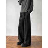 Threebooy Summer Black Casual Pants Men Fashion Oversized Wide Leg Pants Men Streetwear Hip-hop Loose White Pants Mens Trousers M-3XL