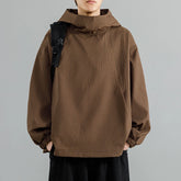 Threebooy Men's Hooded Sweatshirt Solid Color Unisex Casual Pullover Fashion Loose Comfort Relaxed Top Regular Wrinkle Resistant Hoodie