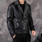 Threebooy Coat Short Men's Suit Jackets Casual Male Blazer Cropped Splicing Korean Style Clothes Luxury Designer Simple Breasted Clothing