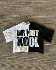Threebooy Harajuku High Street Casual Womens Streetwear Letter Print Graphic T Shirts Formal Commuting Same Style for Men and Women Tops