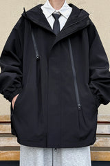 Threebooy Original Clothing Men's Korean Style Clothes for Men Loose Fitting Hoodie Men's Coats Models 2024 Popular Outerwear Jackets