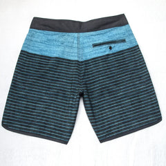Threebooy Water-resistant Elastic Surf Shorts Casual Striped Beach Shorts Men's Fitness Competition