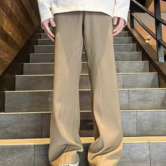 Threebooy New Hip-hop Heavyweight Sweatpants for Men Trendy American Couple Pants Loose and Casual Wide Leg Pants with a Hanging Feel