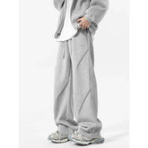 Threebooy Autumn Black Casual Pants Men Fashion Gray Wide Leg Pants Men Sweatpants Streetwear Loose Sports Pants Mens Joggers Trousers