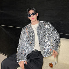Threebooy New Fashion Ink Splash Hole Ripped Straight Men Baggy Trousers Chic Vintage Hip Hop Denim For Teens