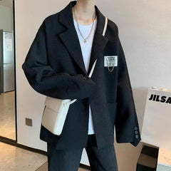 Threebooy Party Men's Suit Jackets Oversize Plus Big Size Male Blazer Coat Single Breasted Clothing Fashion Elegant Premium