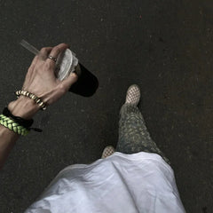 Threebooy Trendy Brand Hiphop Slimming Straight-leg Jeans Jacquard Full Print European American High Street Style For Men