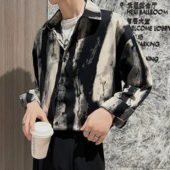 Threebooy Floral Print Casual Shirts For Men Clothing Vintage Man Shirt Long Sleeve 3XL-M 2023 New Arrivals camisas de hombre