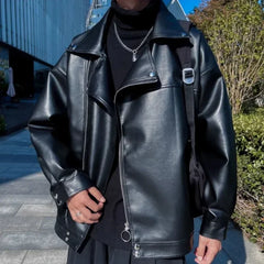 Threebooy Coat New In Men's Suit Jackets Spring Autumn Male Leather Blazer Fashionable Fashion Luxury Designer Korean Style Clothes