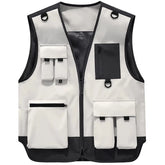 Threebooy Outdoor Photography Workwear Vest Jackets Men Multi Pockets Fishing Vests Quality Leisure High Tech Male Work Tactical Waistcoat