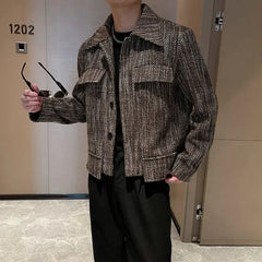 Threebooy Casual High Quality Male Coats Slim Fit Luxury Designer Joker Clothing Fashion Men's Jackets Stylish Y2k New In