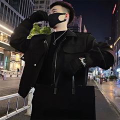 Threebooy Men's Jackets Winter Sales Of Solid Color Zip V Male Coats Joker Fast Delvery Aesthetic Stylish Cold Casual High Quality New In