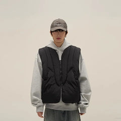 Threebooy American style street niche high-end vest men's autumn and winter new European and American jacket top