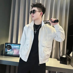 Threebooy Spring Autumn New In Men's Cargo Jackets Y2k Stylish Cheap Clothes Offer Joker Sale Luxury Designer Casual Aesthetic Male Coats