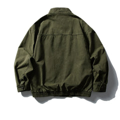 Threebooy Vintage Splicing Denim Jackets Mens Streetwear Punk Y2k Cargo Coats Harajuku Loose Casual Hip Hop Washed Jeans Jackets Male