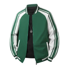 Threebooy Autumn and Spring New Fashion Trend Sports Fitness Baseball Jacket Men's Loose Comfortable Plus Size High Quality Outerwear