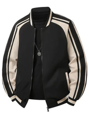 Threebooy Autumn and Spring New Fashion Trend Sports Fitness Baseball Jacket Men's Loose Comfortable Plus Size High Quality Outerwear