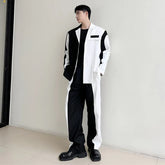 Threebooy Men's Monochrome Duo 2-Piece Set
