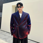 Threebooy Men's Luxurious Holographic Blazer