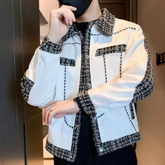 Threebooy Coats Casual Spring Autumn Men's Jackets Original Brands Deals Clothing Fashion Harajuku Korean