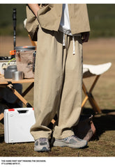 Threebooy Wide Leg Pants Men’s Cargo Pants Harem Joggers Pants Hip Hop Casual Pockets Sweatpants Streetwear Male Fashion Trousers