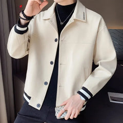 Threebooy Men's Wool & Blends Jackets New In Male Coats Spring Autumn Original Brands Joker Stylish Fast Delvery Casual Cold Y2k Aesthetic