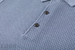 Threebooy New Men's Business Fashion Wool Blends Knitted Pullover | Lapel Polo Shirt | Classic Solid Color Pullover | Knitted Golf Sweater