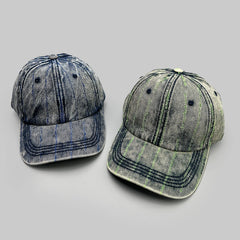 Threebooy New Bandhnu Colorful Men Women Baseball Hats Sunshade Washed Distressed Versatile Outdoor Fashion Street Personal Peaked Caps