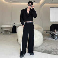 Threebooy Men's Elite Cropped Suit 2-Piece Set