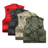 Threebooy Ultralight Fly Men Fishing Vest Quick-Drying Mesh Waistcoat Tactical Military Camping Vest Outdoor Waistcoats with Multi Pocket