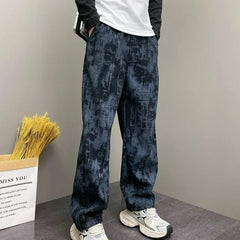 Threebooy American Trousers Design Niche Straight Casual Trousers Spring Autumn Trend