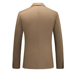 Threebooy (Jackets+Vest+Pants) Double Breasted Tuxedo Suit Men Business Work Wedding Formal Sets Solid Blazers Slim Korean Clothing S-6XL