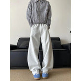 Threebooy Spring NEW Loose Casual pants man Solid baggy trousers Unisex Wide leg pants Fashion trend youth skateboard pants male