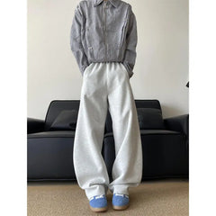 Threebooy Spring NEW Loose Casual pants man Solid baggy trousers Unisex Wide leg pants Fashion trend youth skateboard pants male
