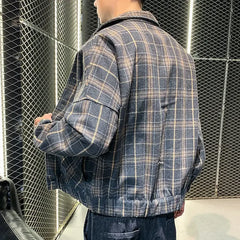 Threebooy Men's Wool & Blends Jackets Stylish Male Coats Trendy High Quality Aesthetic Joker Harajuku Fast Delvery Luxury Designer Casual