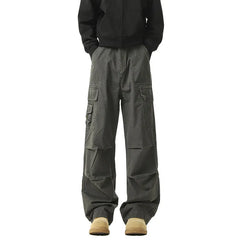 Threebooy Men Cargo Pants Men Casual Multi-Pocket Cotton Overall Trousers Easy Wash outdoors Army Green Joggers Pants Male Dropshipping
