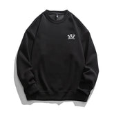 Threebooy Punk Letter Print Men Women O-neck Sweatshirt Cotton Long Sleeve Simple Autumn Pullover Streetwear Men Clothing Oversize Gothic