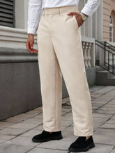 Threebooy plus Size Men's Casual Trousers Trendy Business Fashion Loose Fit Comfortable Pants for Men
