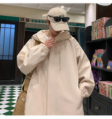 Threebooy Men Spring Jackets Outerwear Men's Korean Style Clothes Original Clothing Men's Coats Models 2024 Harajuku Popular